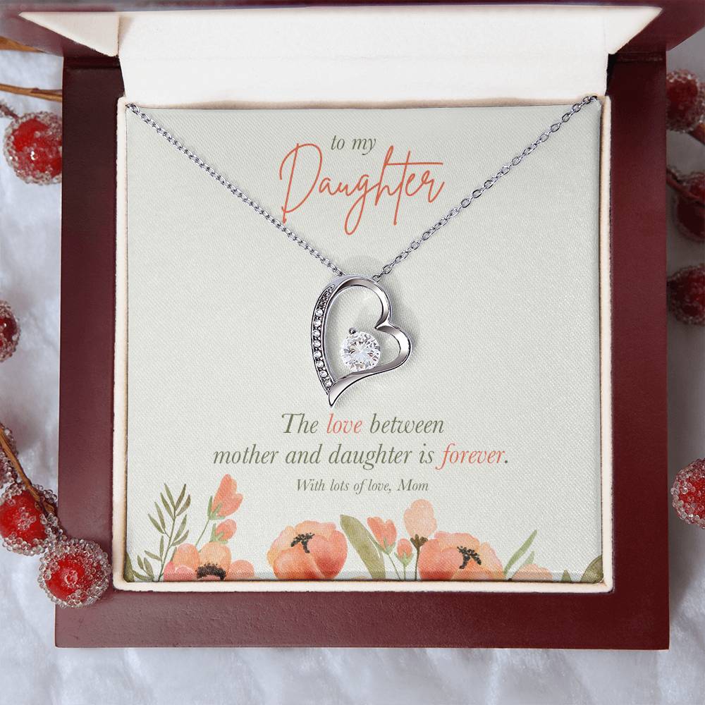 Forever Love Necklace - 'The love between a mother and daughter is forever'  | Customizable Mother-Daughter Gift