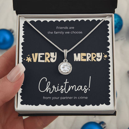 Eternal Hope Necklace - 'Friends Are the Family We Choose' | Christmas Edition