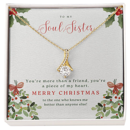 Alluring Beauty Necklace - To My Soul Sister - You're more than an friend. | Christmas Edition