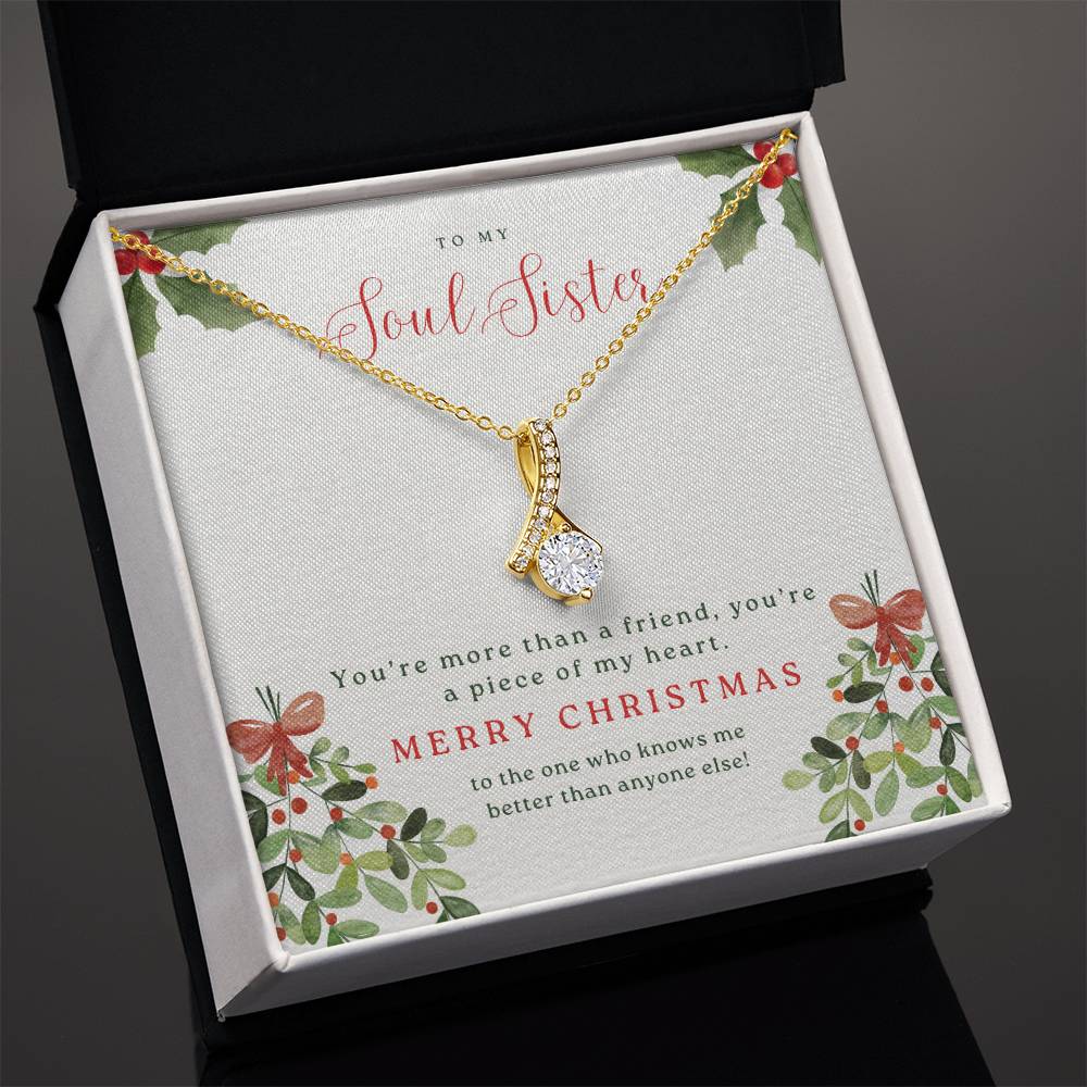 Alluring Beauty Necklace - To My Soul Sister - You're more than an friend. | Christmas Edition