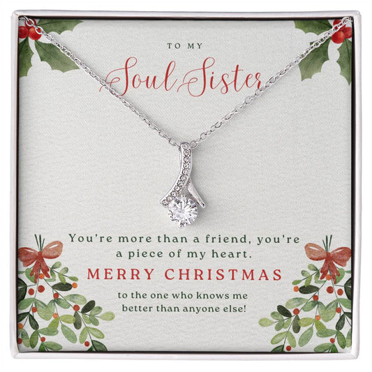 Alluring Beauty Necklace - To My Soul Sister - You're more than an friend. | Christmas Edition