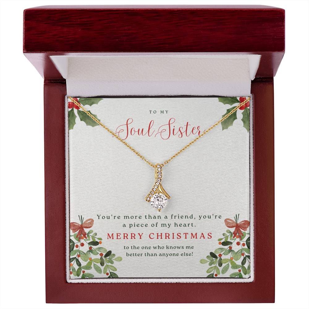 Alluring Beauty Necklace - To My Soul Sister - You're more than an friend. | Christmas Edition