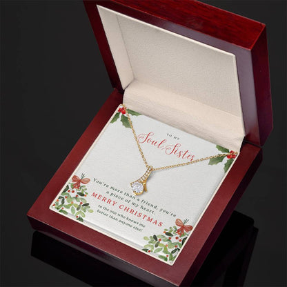 Alluring Beauty Necklace - To My Soul Sister - You're more than an friend. | Christmas Edition