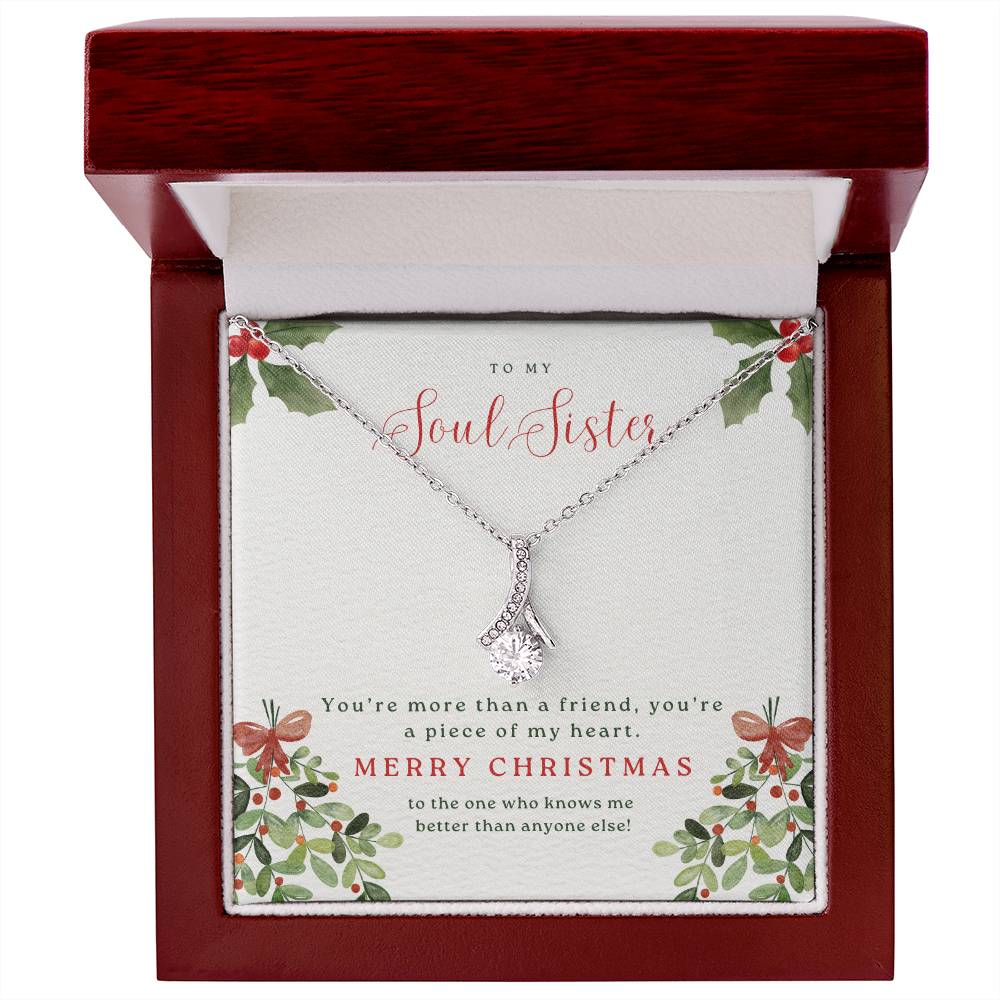 Alluring Beauty Necklace - To My Soul Sister - You're more than an friend. | Christmas Edition