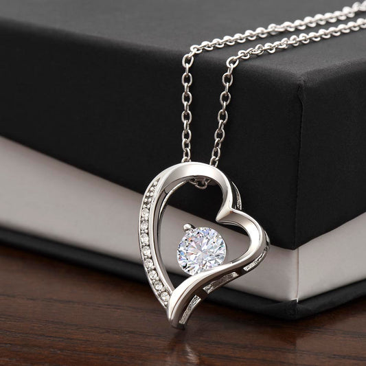 Forever Love Necklace – Message-Free Option