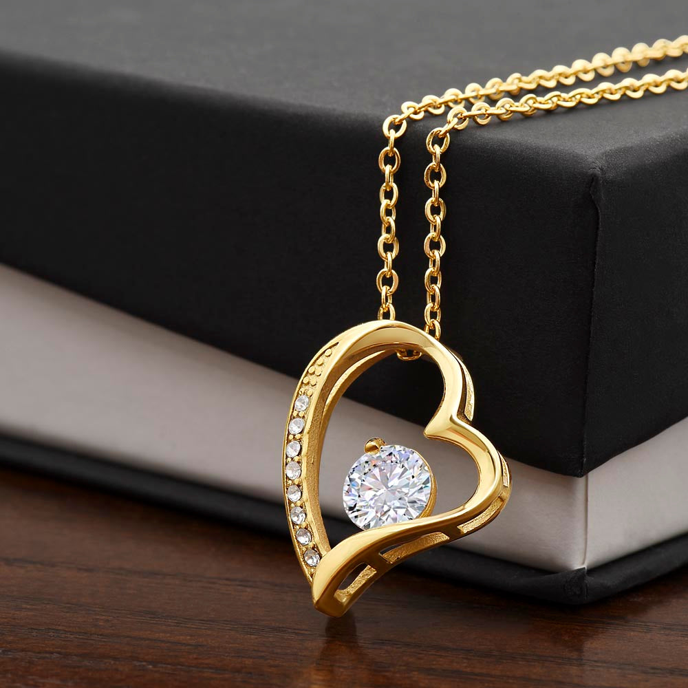 Forever Love Necklace – Message-Free Option