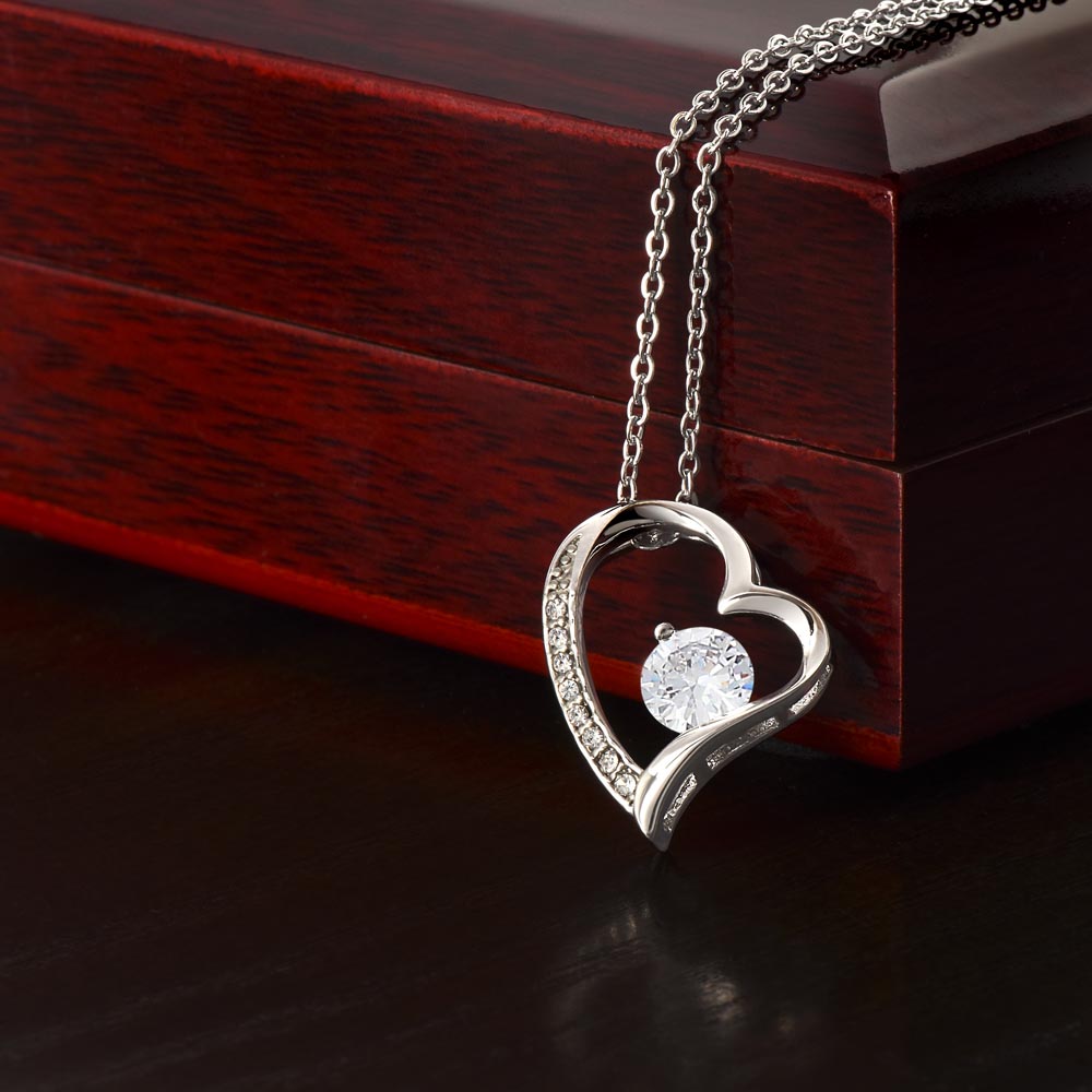 Forever Love Necklace – Message-Free Option