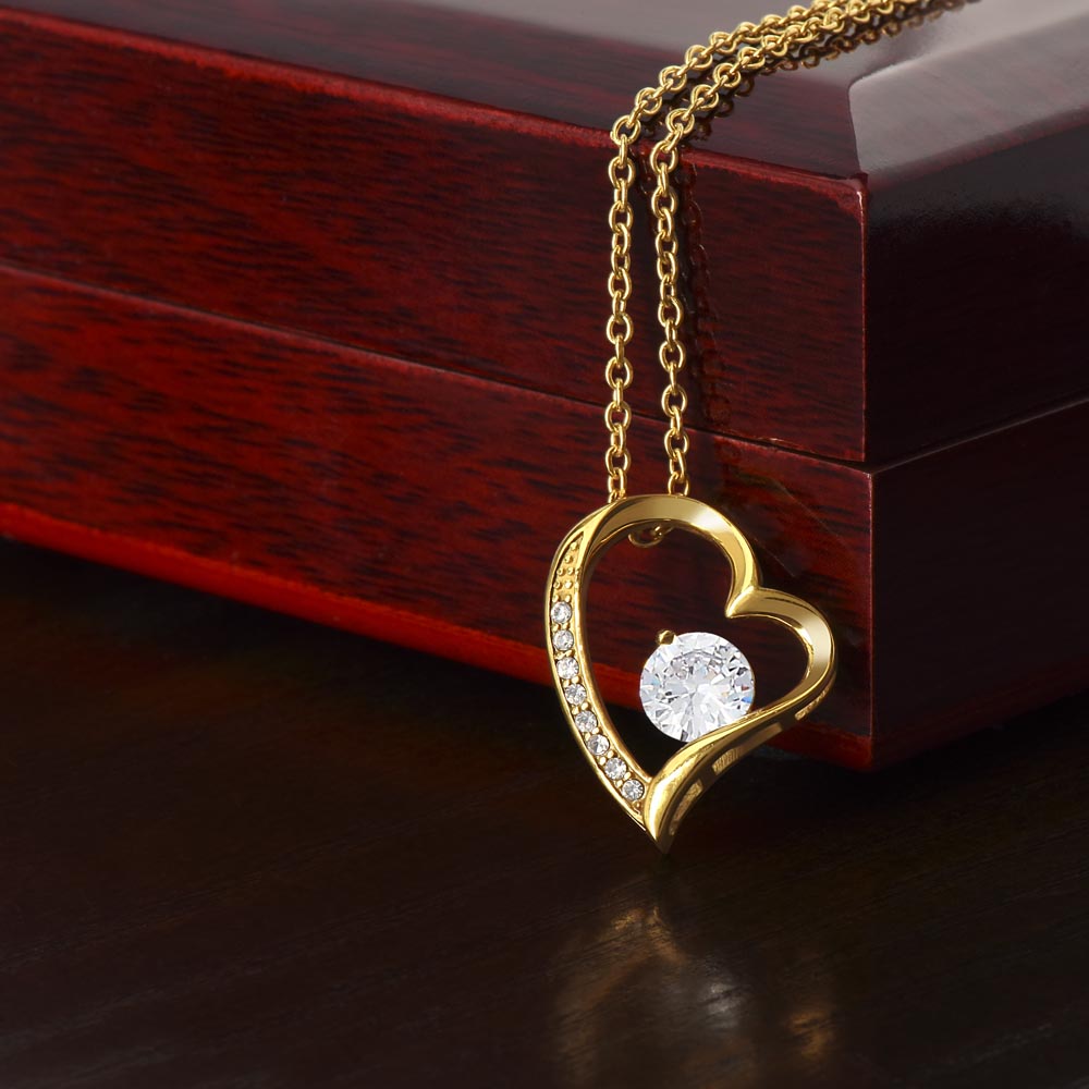 Forever Love Necklace – Message-Free Option